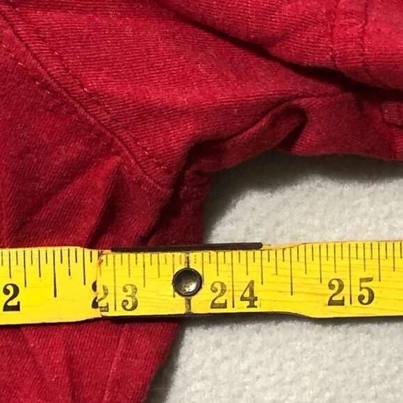 Bench T Shirt Mens 2XL Red Short Sleeve Logo Graphic Tee Center Logo Casual - Picture 3 of 6